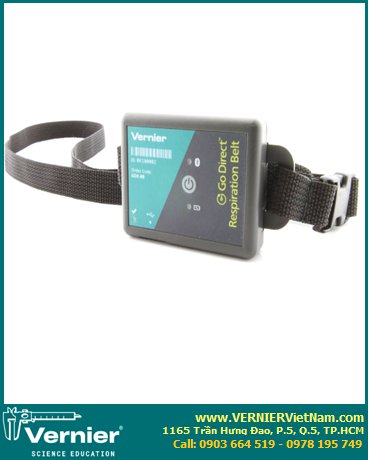 GDX-RB /Đai hô hấp (đo nhịp thở) ông nghệ không dây Bluetooth ® và USB [Go Direct® Respiration Belt [GDX-RB]